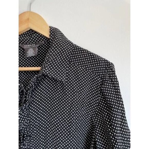 Silk Polka Dot Blouse - Picture 6 of 7